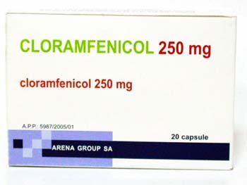 Cloramfenicol mg, 20 capsule, Arena : Farmacia Tei online