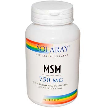 MSM mg Solaray, 90 capsule vegetale, Secom : Farmacia Tei online