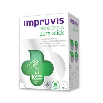 Probiotice Pure Stick, 10 plicuri,